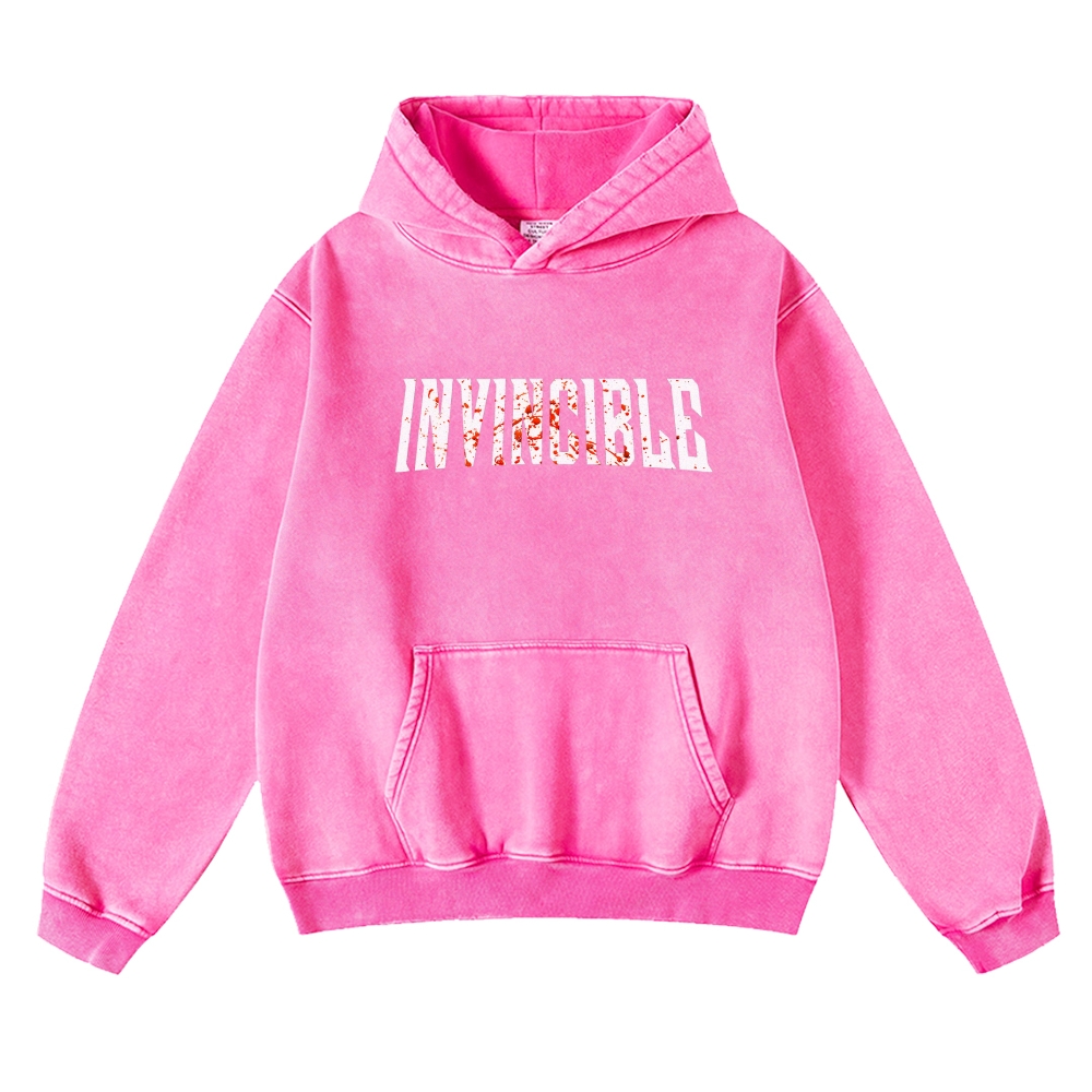 Vintage Oversized Hoodies Invincible
