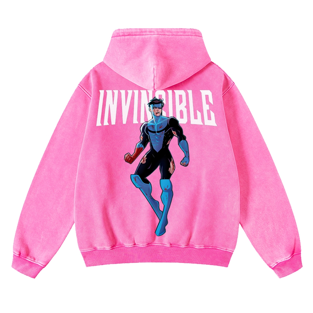 Vintage Oversized Hoodies Invincible