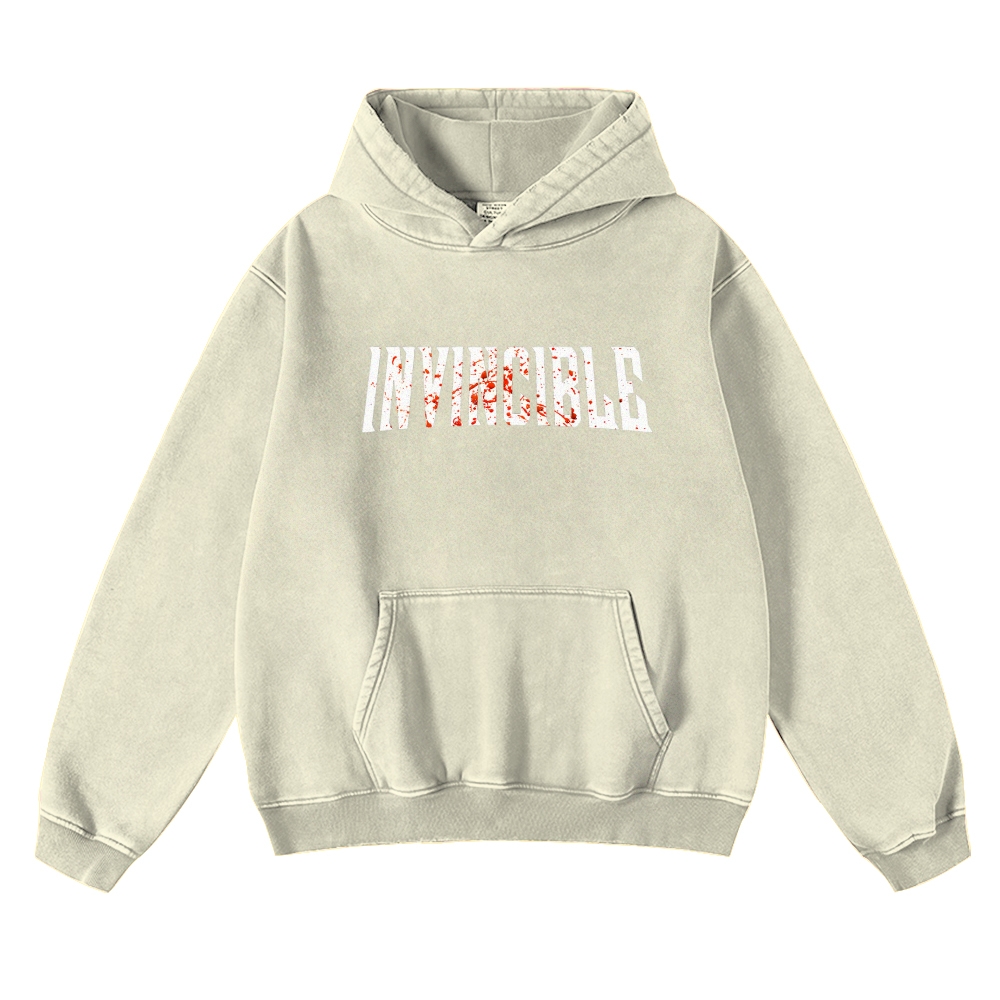 Vintage Oversized Hoodies Invincible