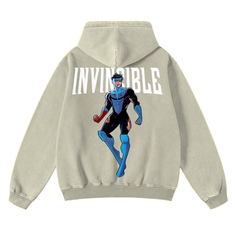 Vintage Oversized Hoodies Invincible