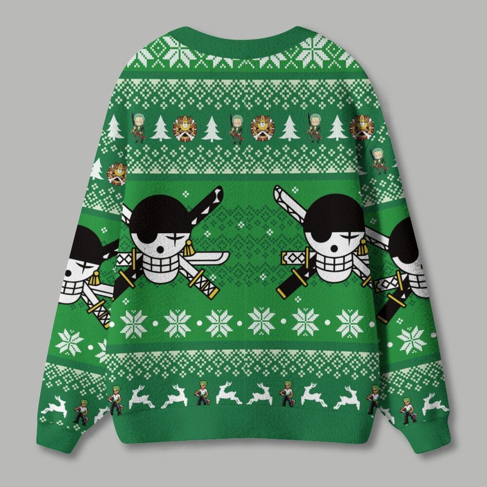 One Piece anime Knitted cardigan