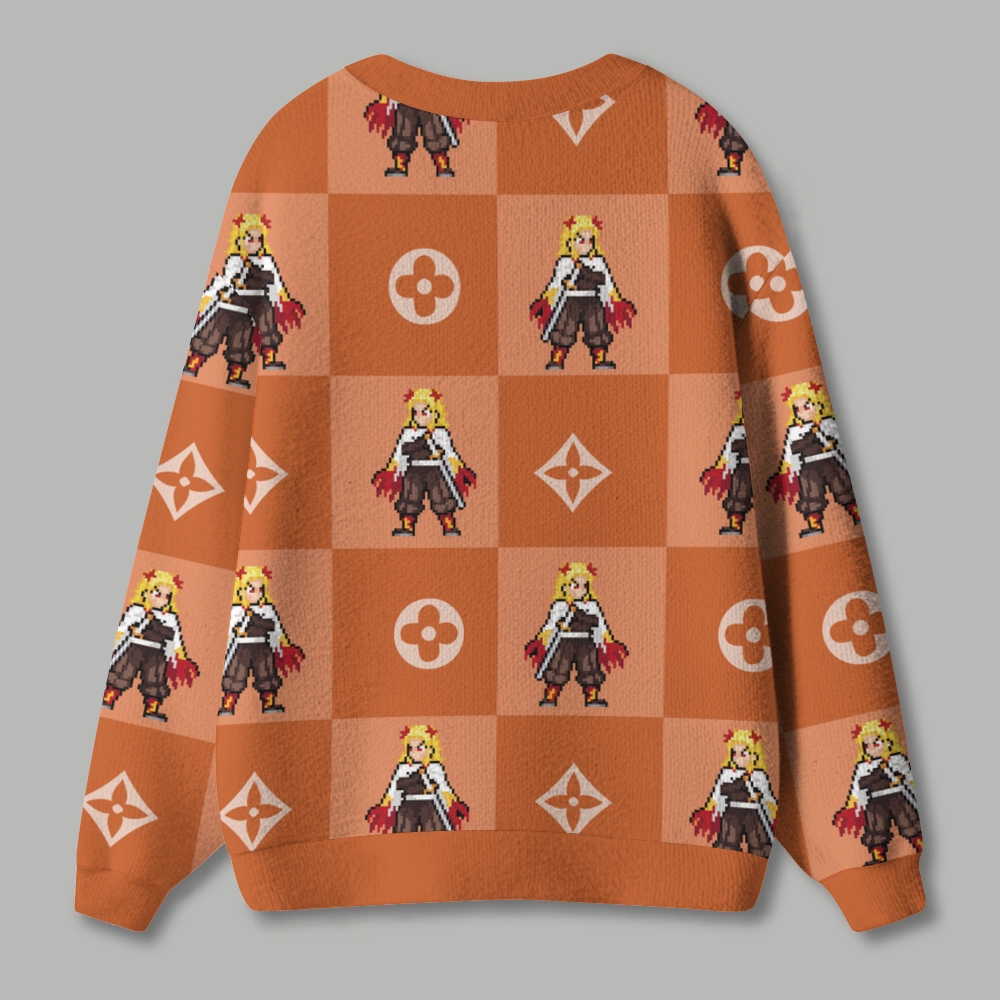 Demon Slayer anime Knitted cardigan