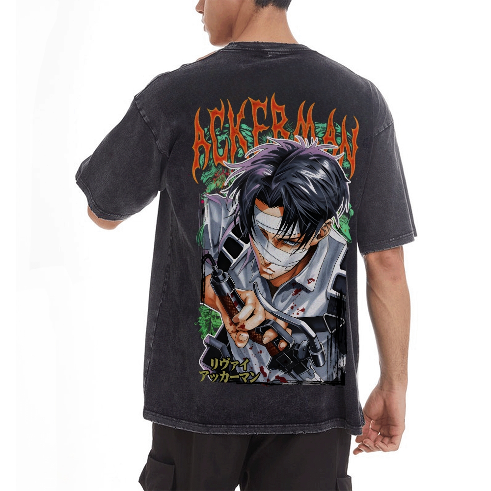 Vintage Oversized T-Shirt Attack on Titan