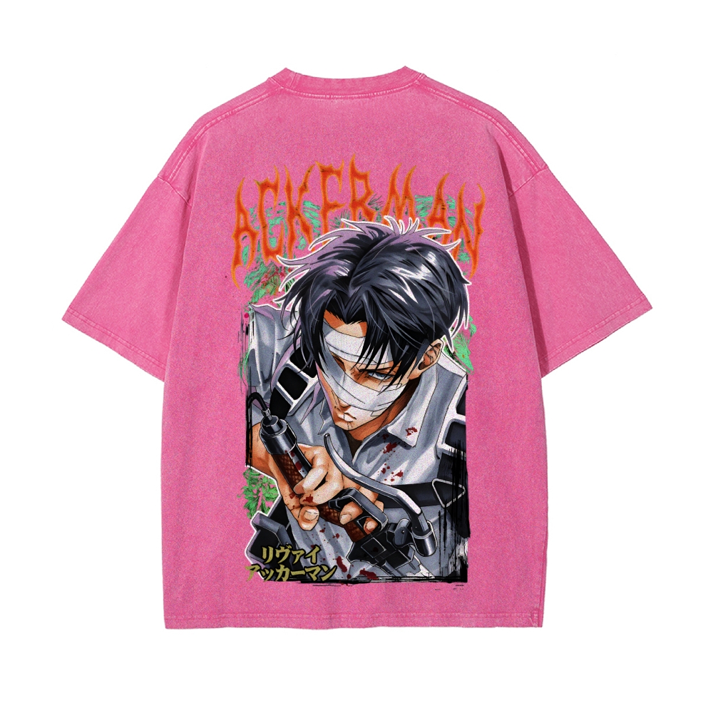 Vintage Oversized T-Shirt Attack on Titan