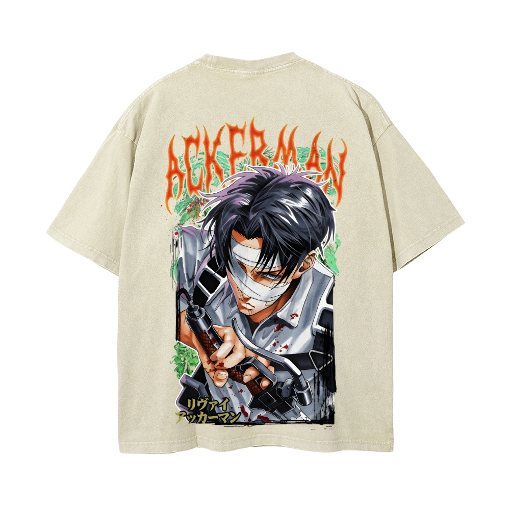 Vintage Oversized T-Shirt Attack on Titan