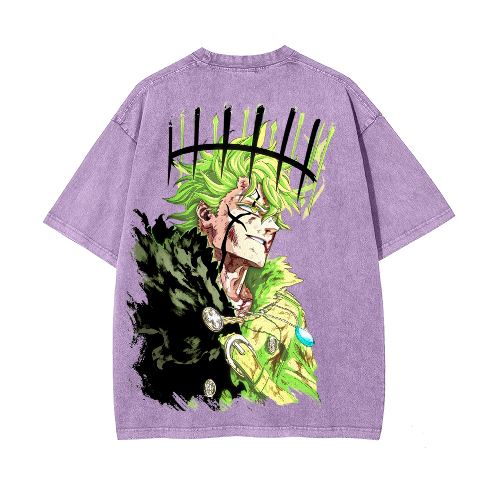 Vintage Oversized T-Shirt Black clover