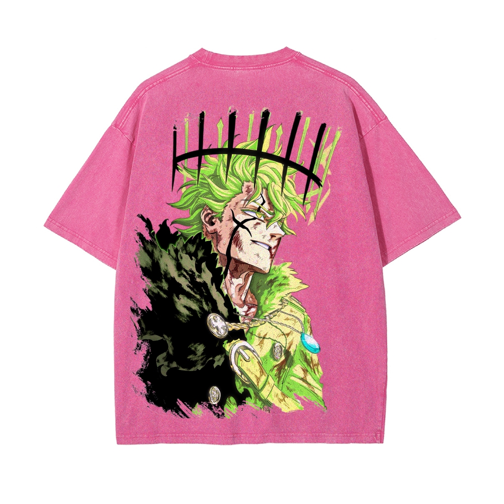 Vintage Oversized T-Shirt Black clover