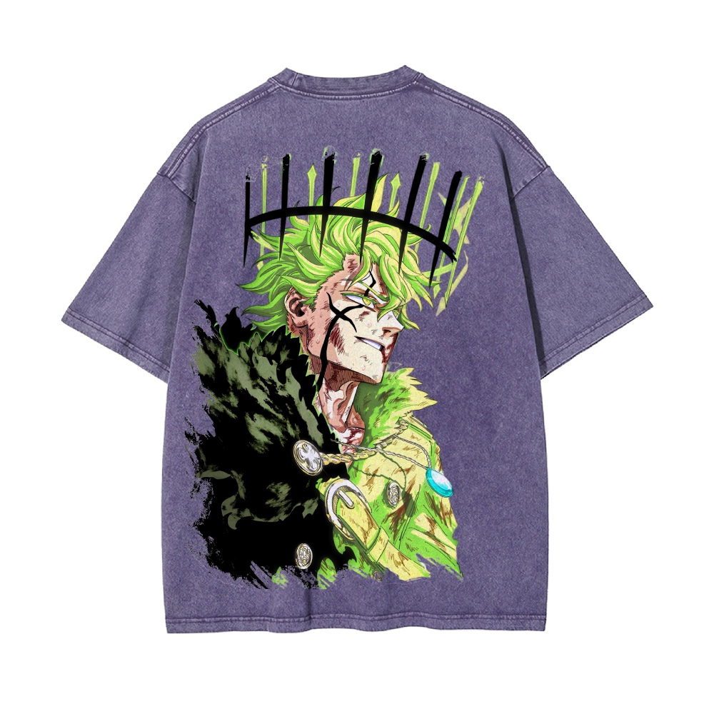 Vintage Oversized T-Shirt Black clover