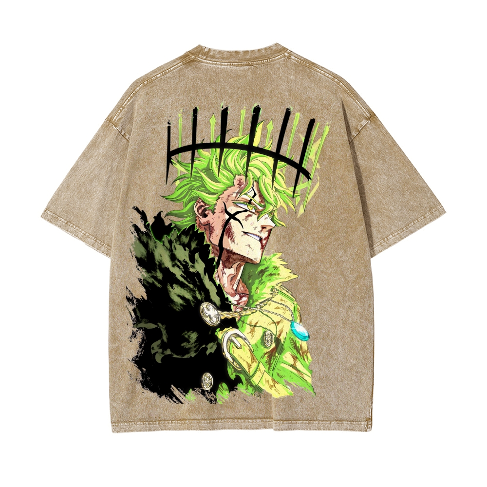 Vintage Oversized T-Shirt Black clover