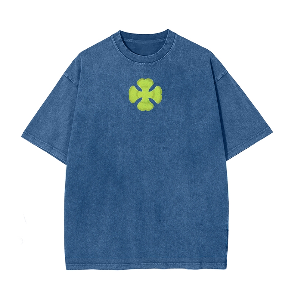 Vintage Oversized T-Shirt Black clover