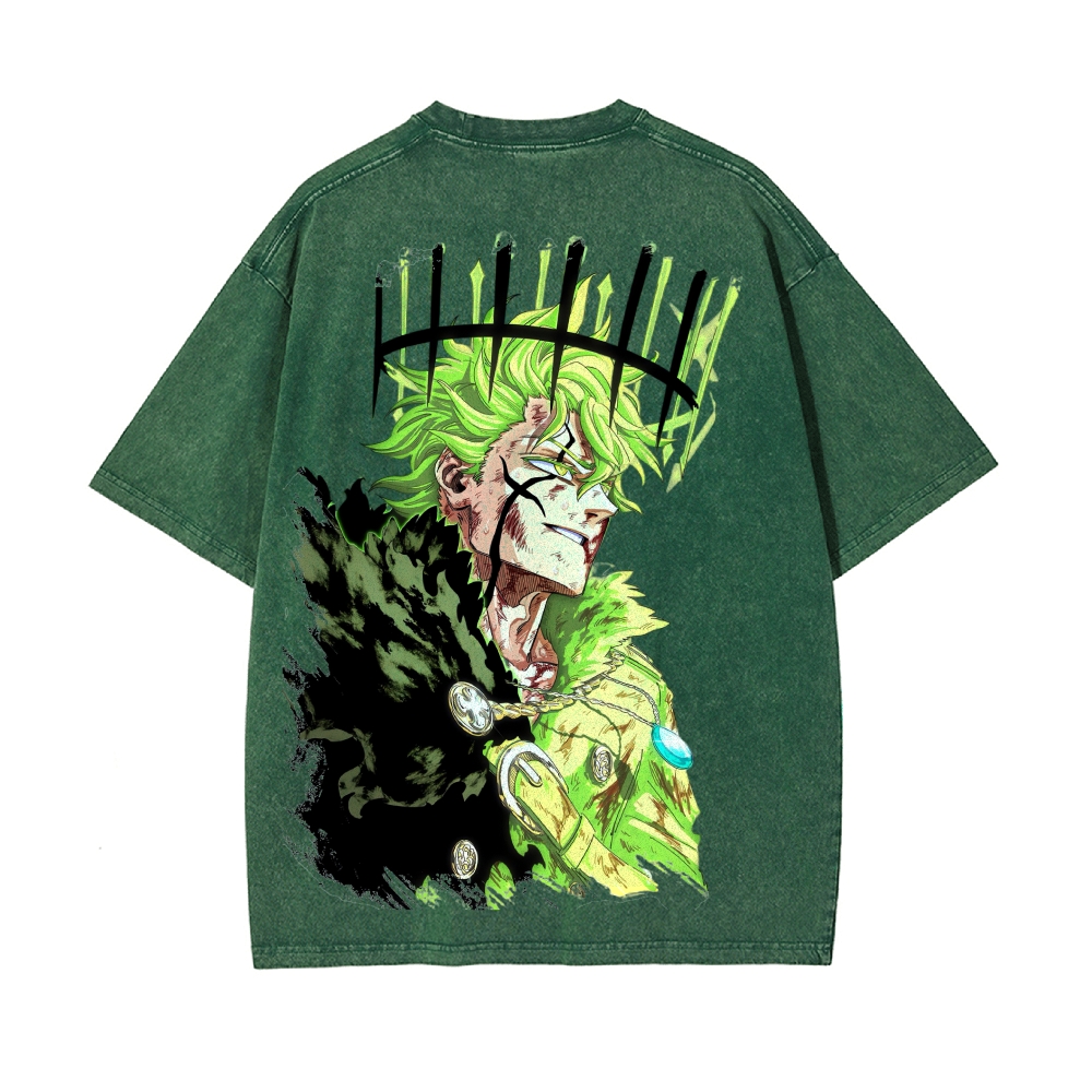 Vintage Oversized T-Shirt Black clover