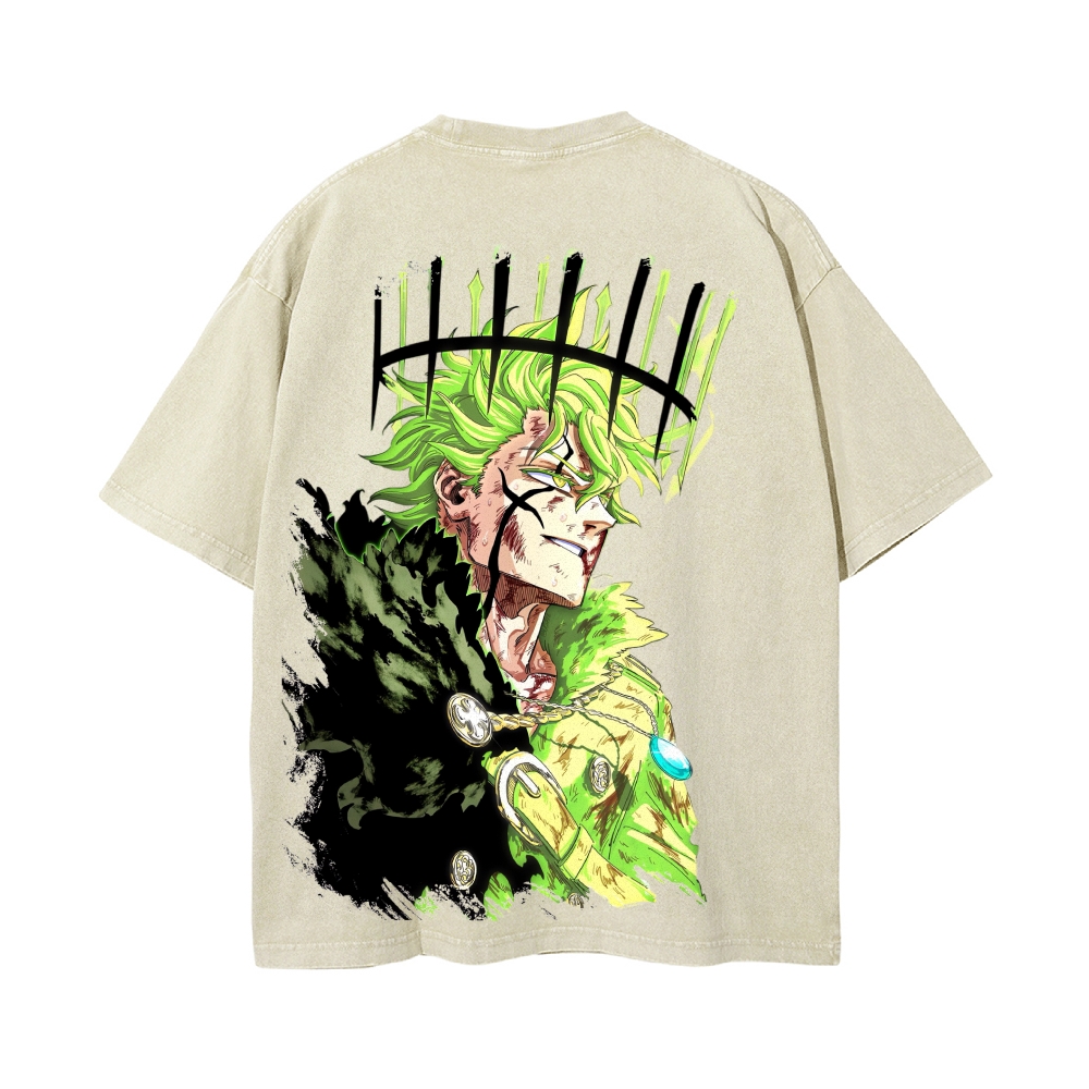 Vintage Oversized T-Shirt Black clover