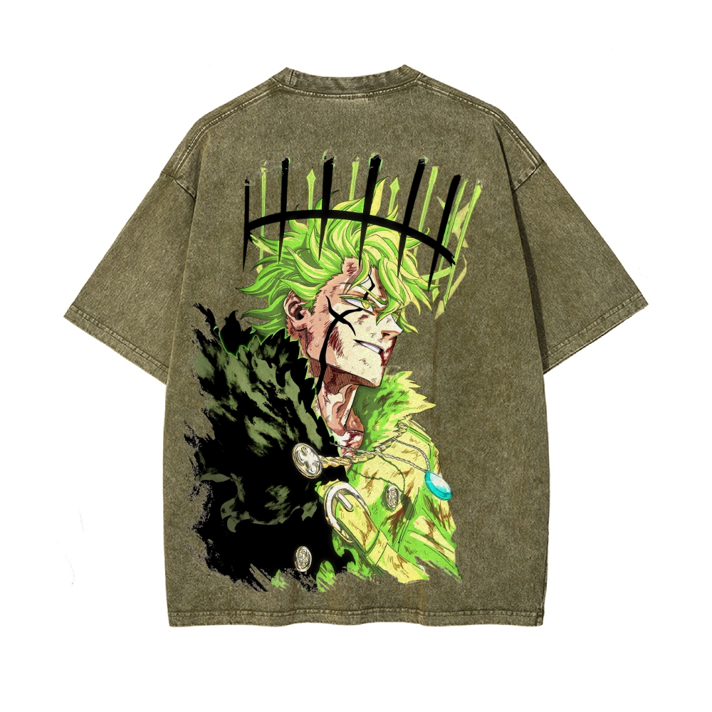 Vintage Oversized T-Shirt Black clover