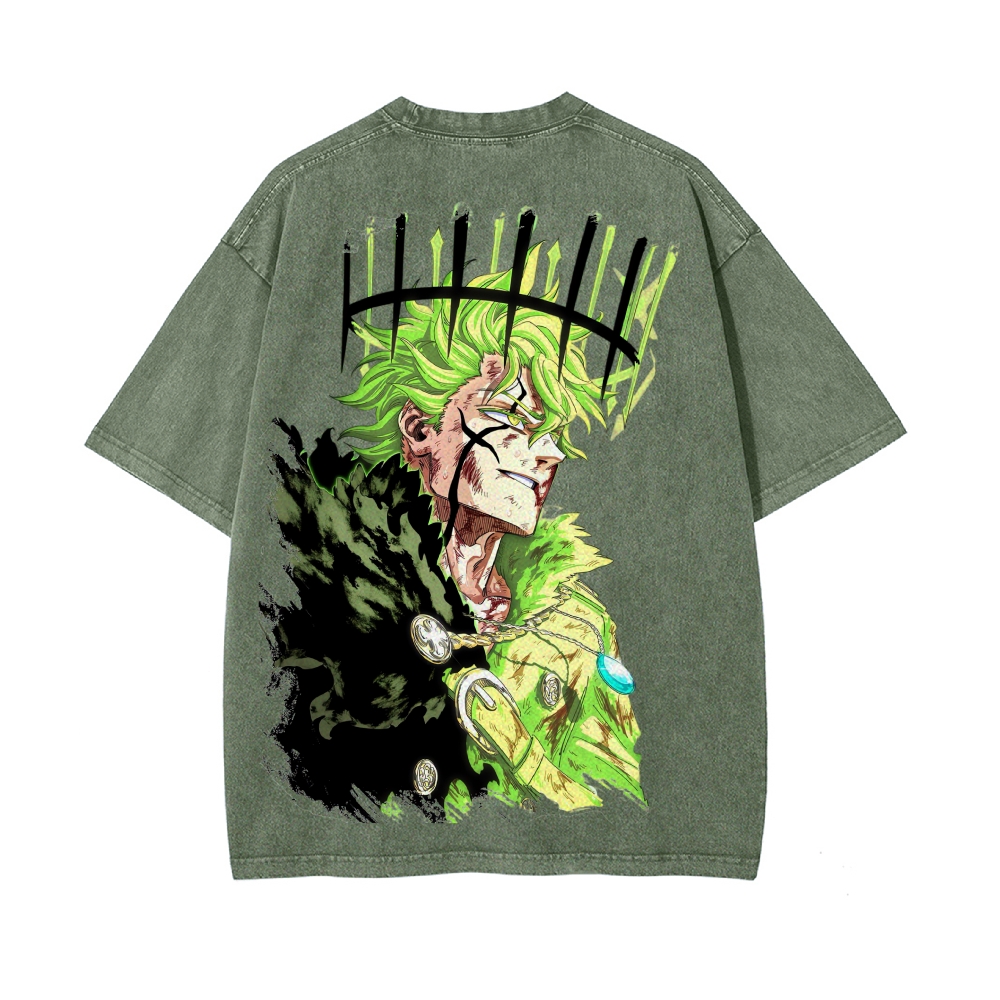 Vintage Oversized T-Shirt Black clover