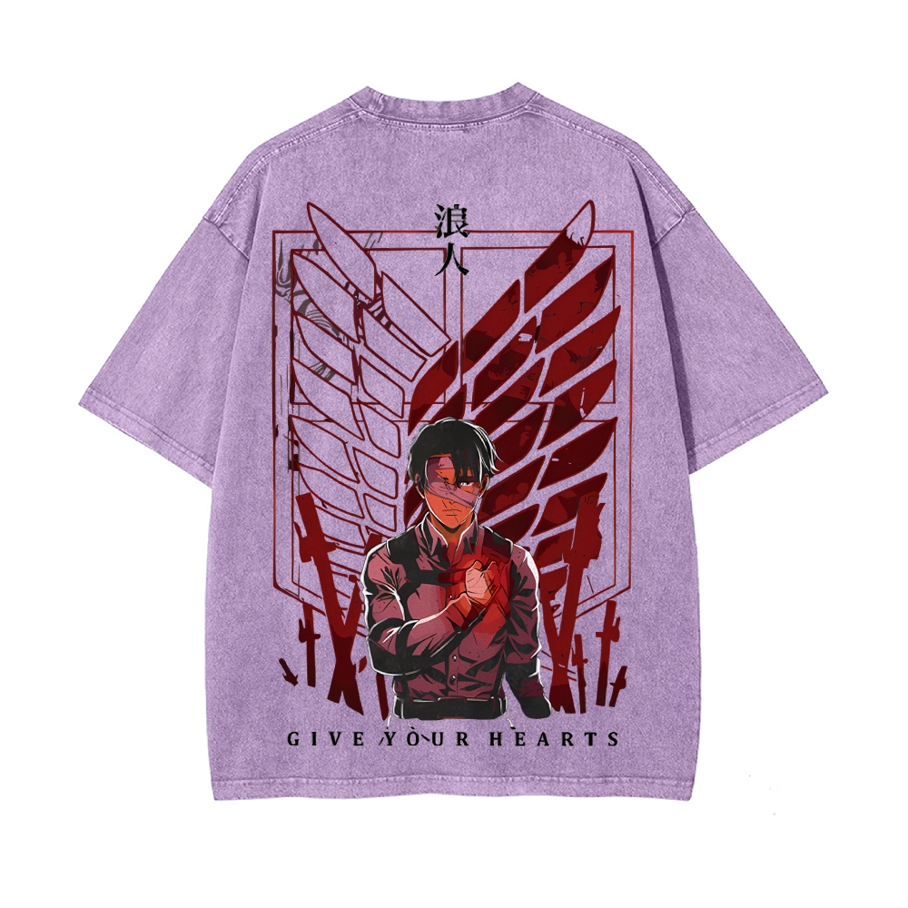 Vintage Oversized T-Shirt Attack on Titan