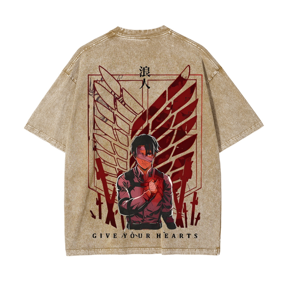 Vintage Oversized T-Shirt Attack on Titan