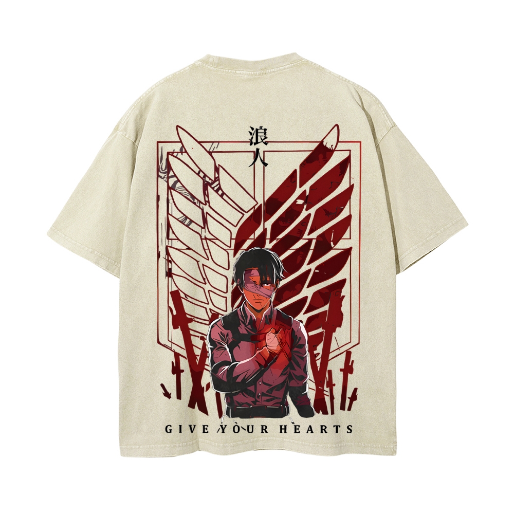 Vintage Oversized T-Shirt Attack on Titan