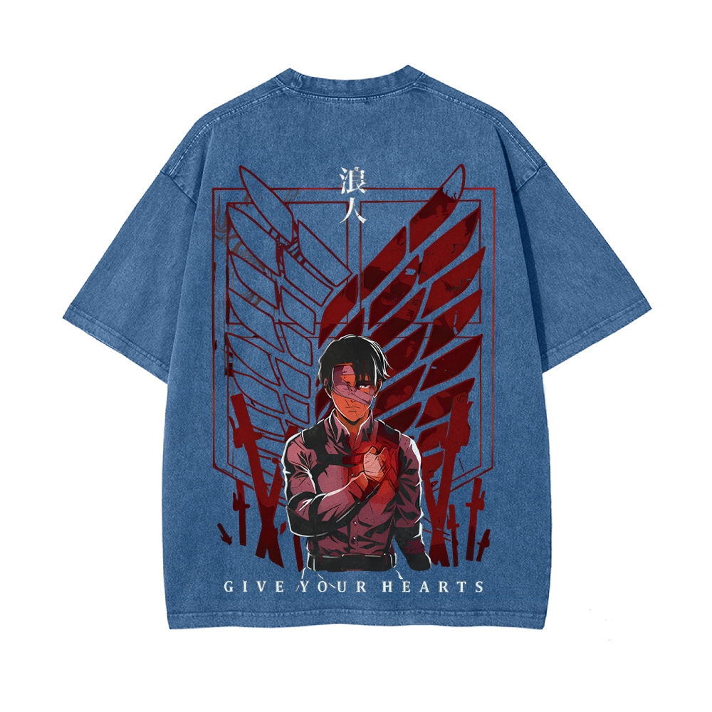 Vintage Oversized T-Shirt Attack on Titan