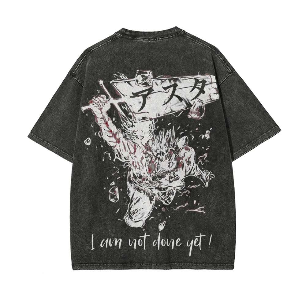 Vintage Oversized T-Shirt Black Clover