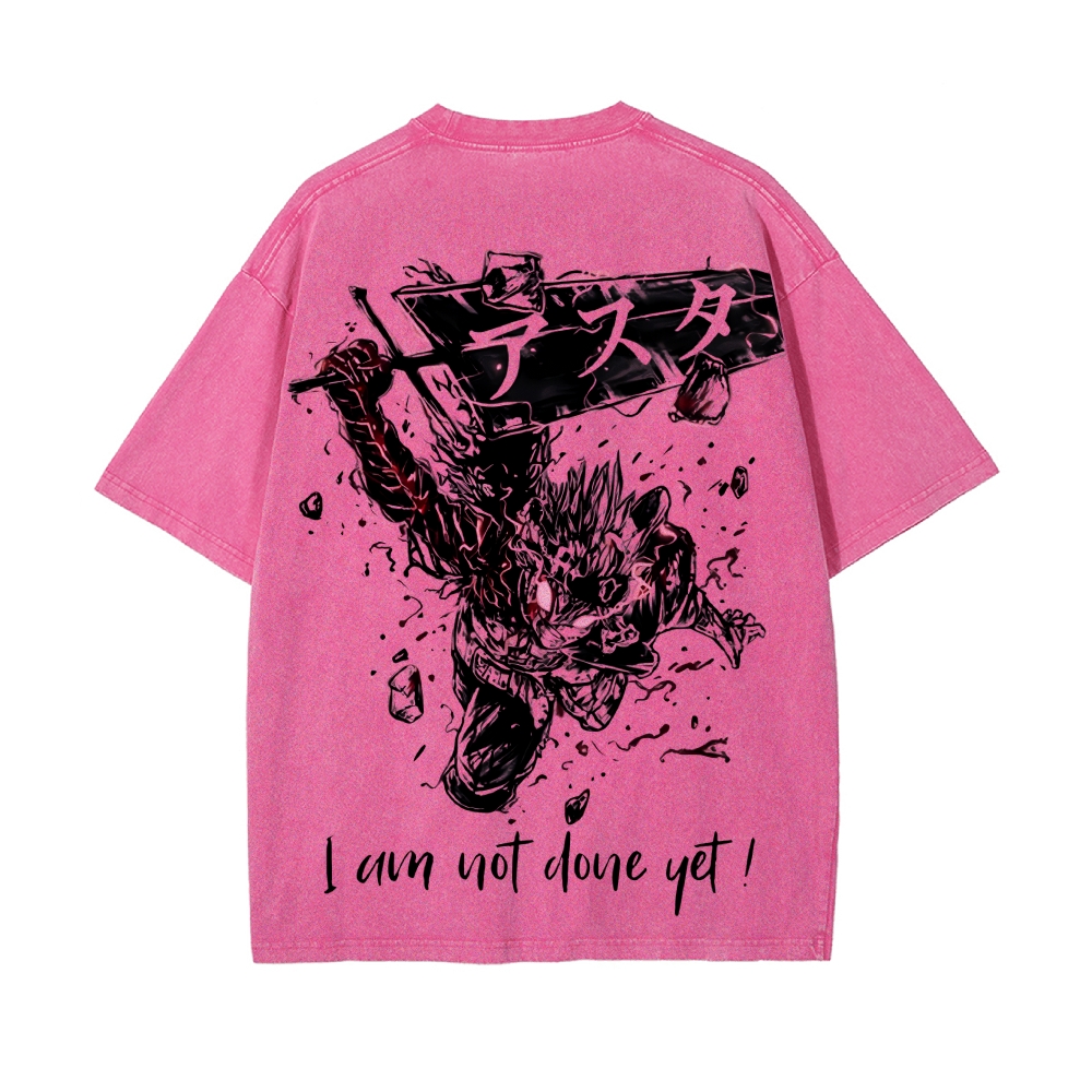 Vintage Oversized T-Shirt Black Clover