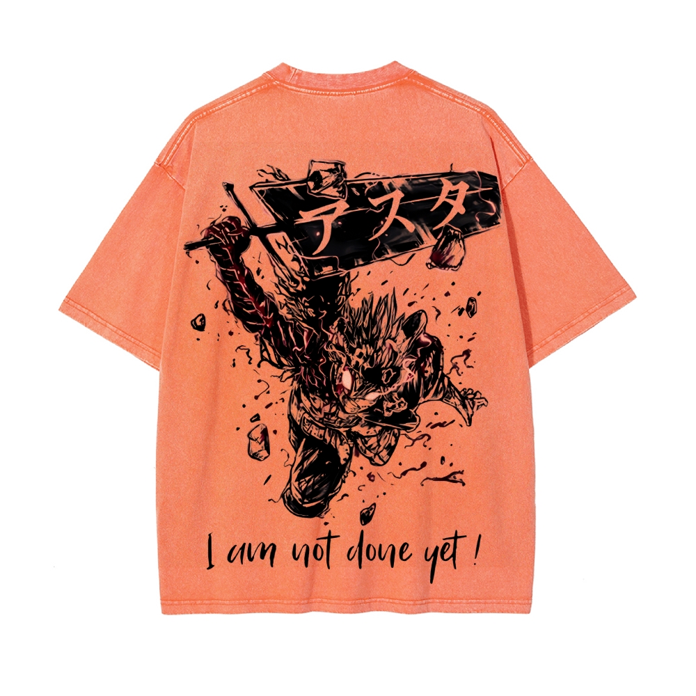 Vintage Oversized T-Shirt Black Clover