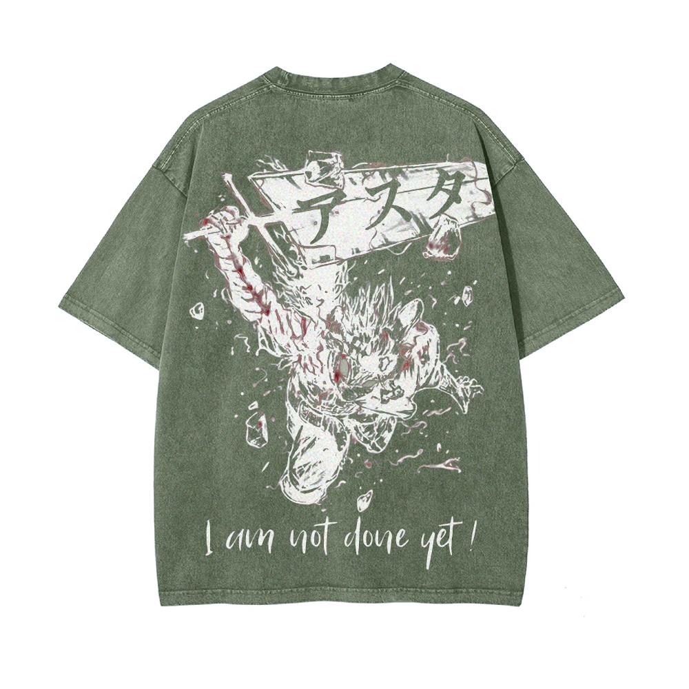 Vintage Oversized T-Shirt Black Clover