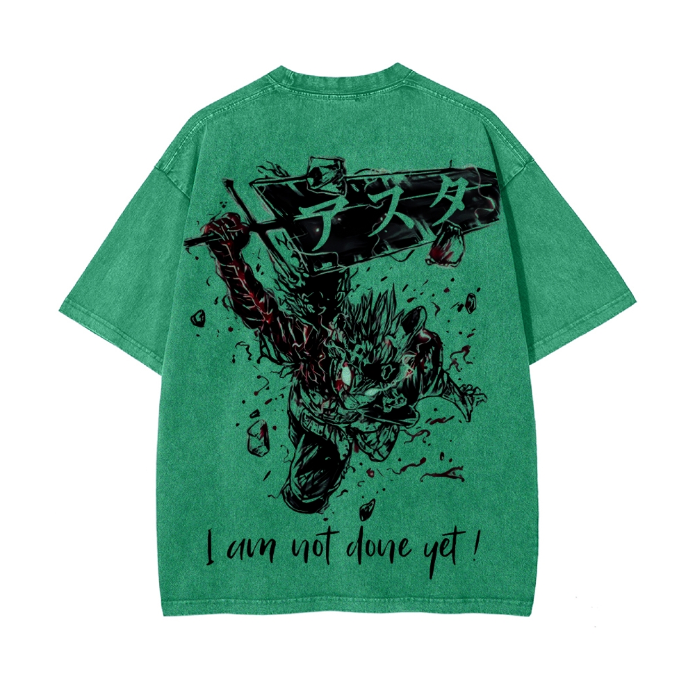 Vintage Oversized T-Shirt Black Clover