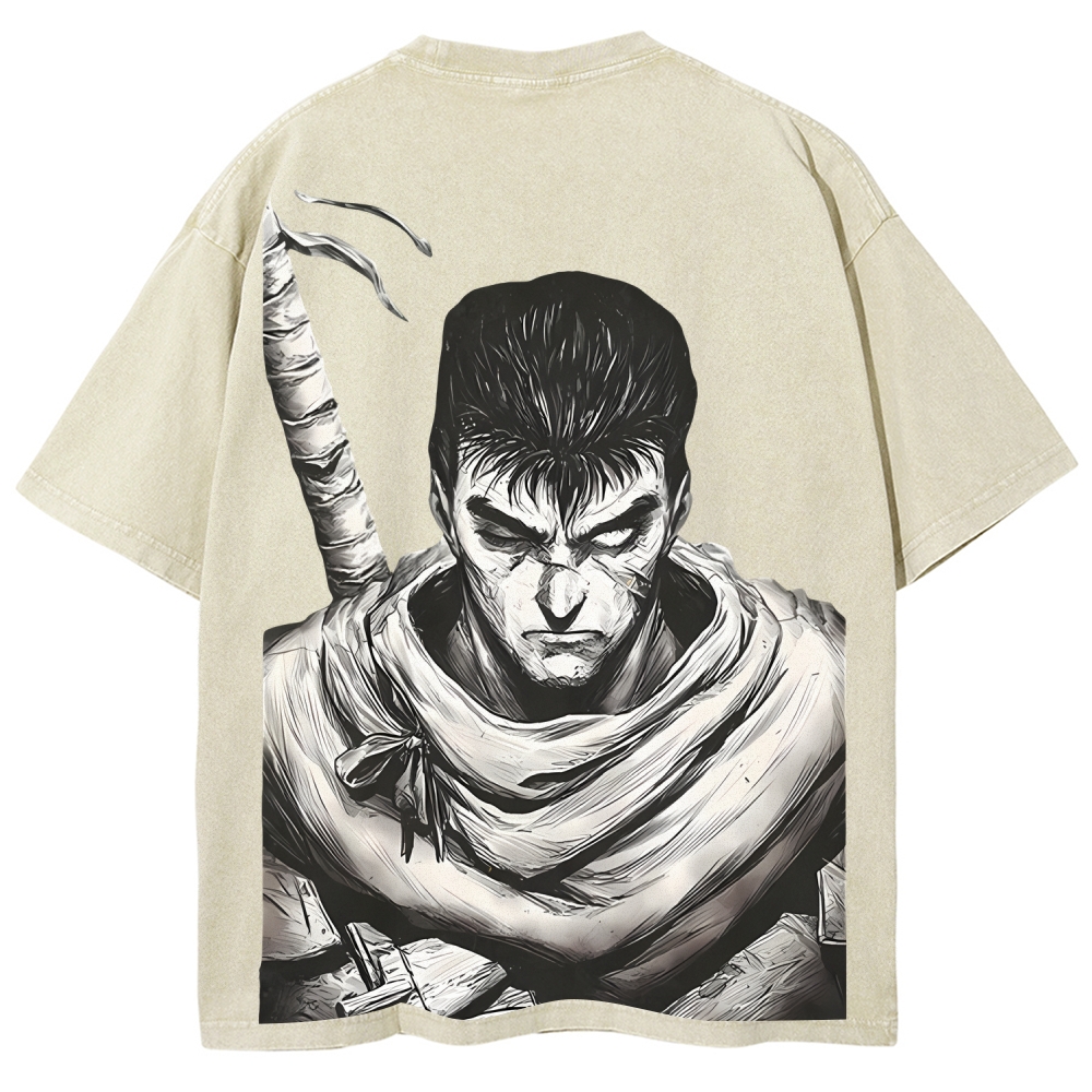 Unisex Fit Washed T-Shirt berserk