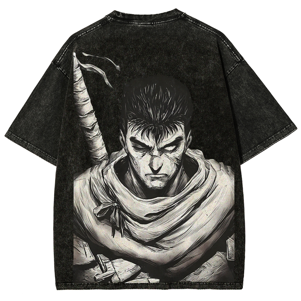 Unisex Fit Washed T-Shirt berserk