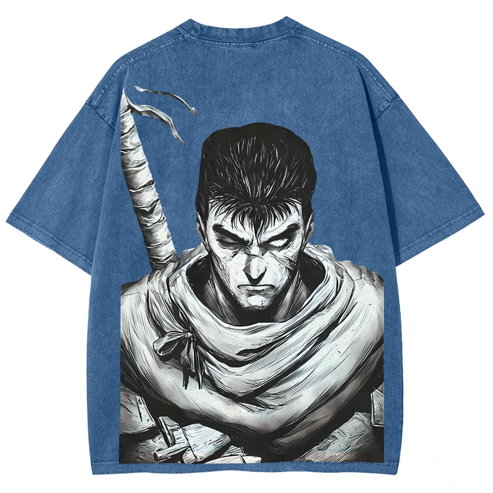 Unisex Fit Washed T-Shirt berserk