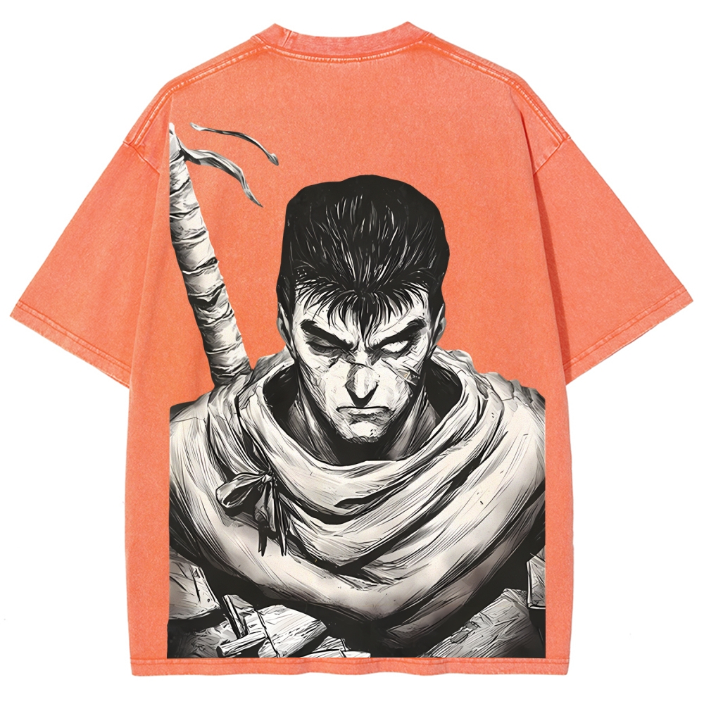 Unisex Fit Washed T-Shirt berserk