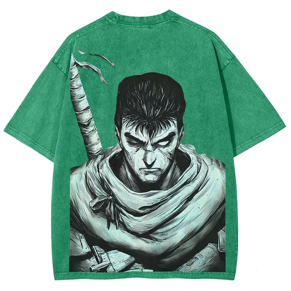 Unisex Fit Washed T-Shirt berserk