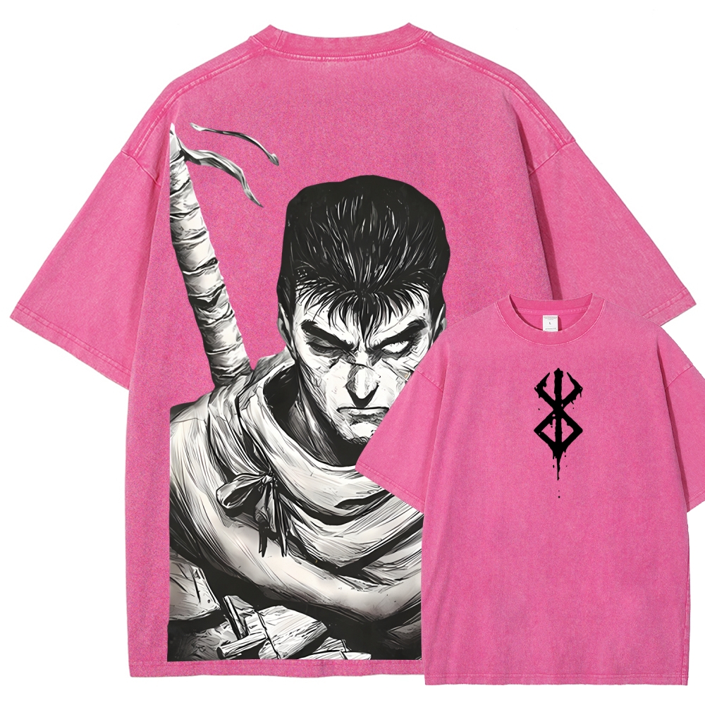 Unisex Fit Washed T-Shirt berserk