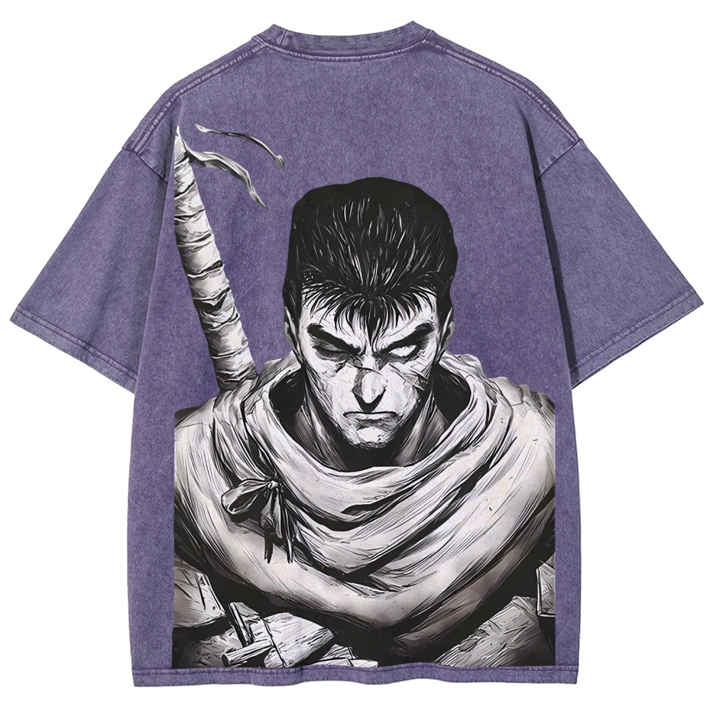 Unisex Fit Washed T-Shirt berserk
