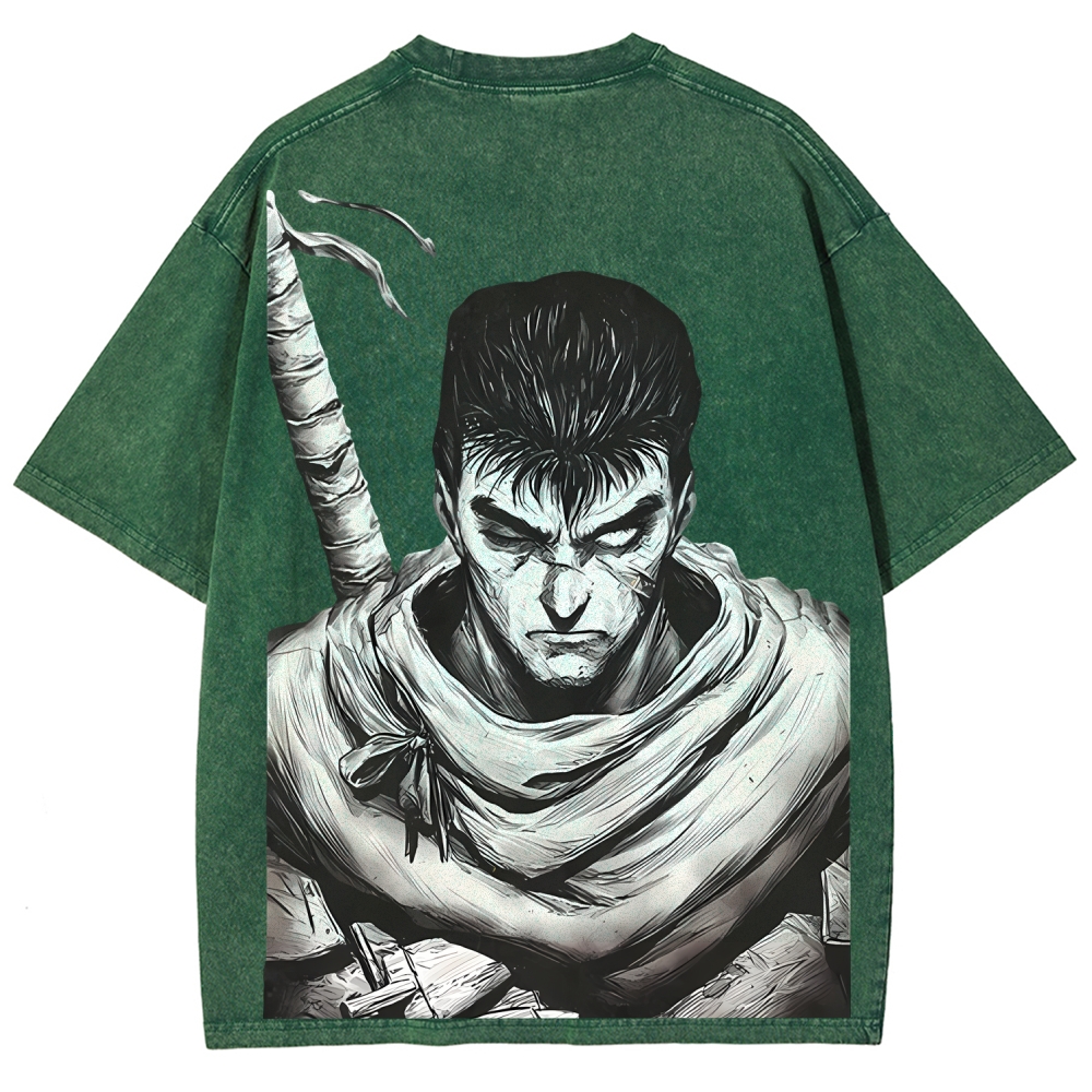 Unisex Fit Washed T-Shirt berserk