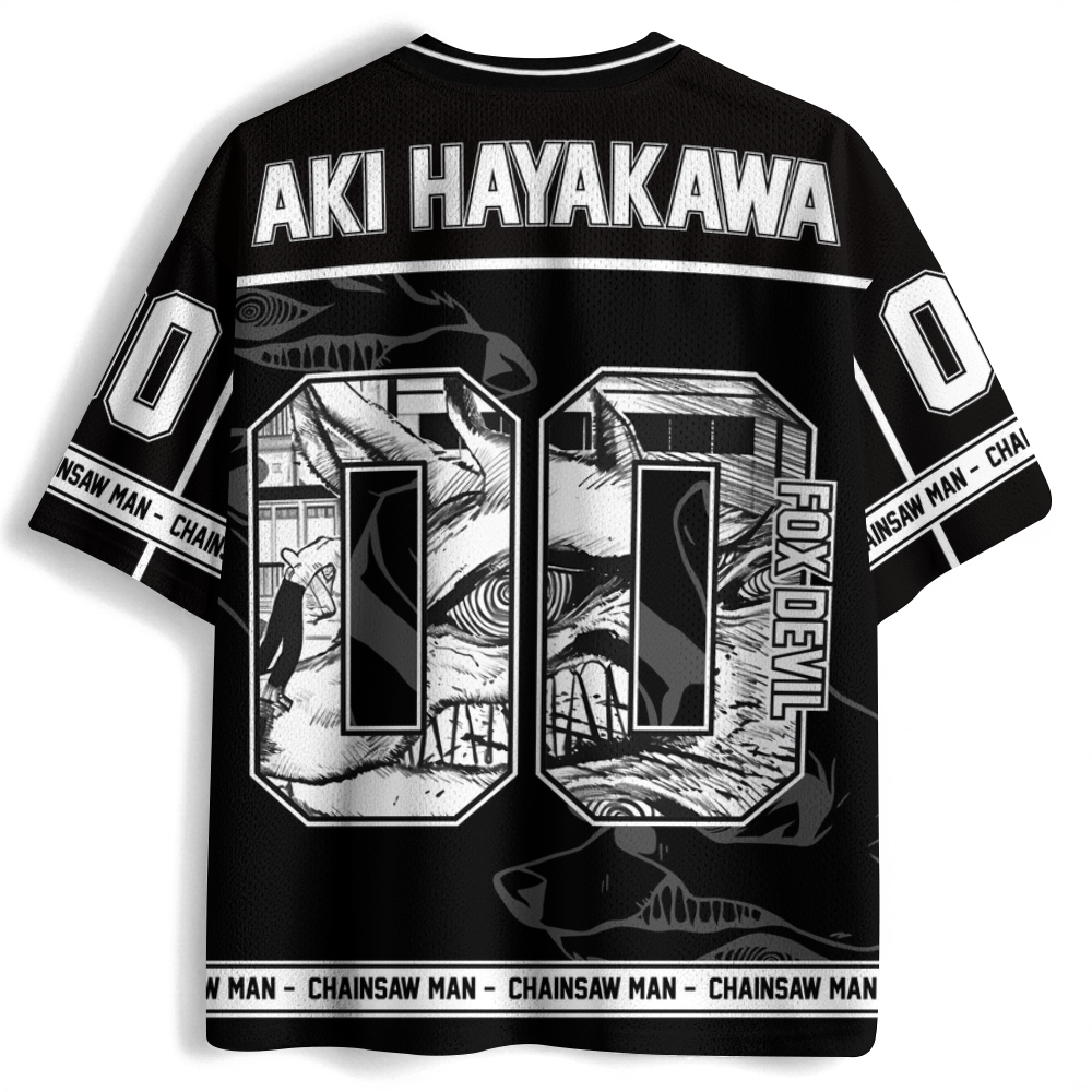 Chainsaw Man Anime Football Jersey