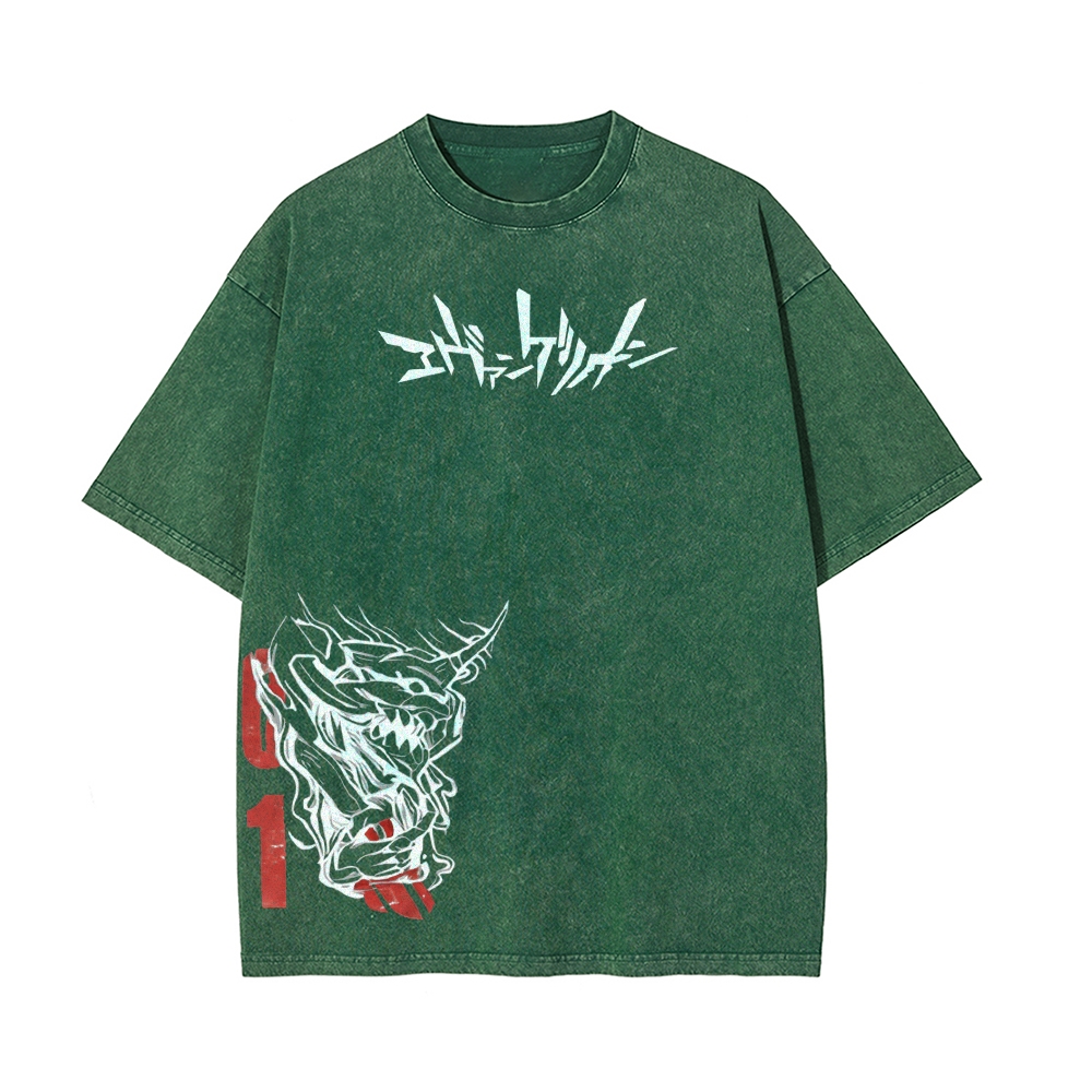 Vintage Oversized T-Shirt Neon Genesis Evangelion