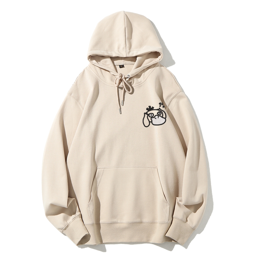 Unisex Casual Solid Color Hoodie 