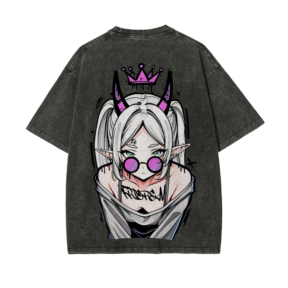 Vintage Oversized T-Shirt Frieren