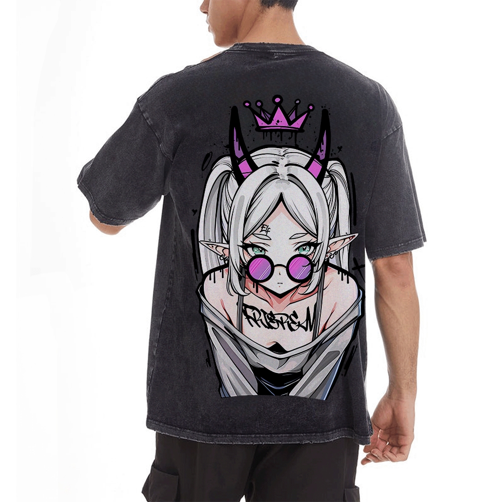 Vintage Oversized T-Shirt Frieren