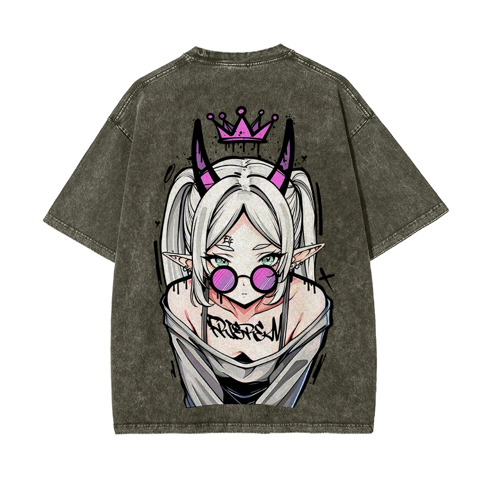 Vintage Oversized T-Shirt Frieren