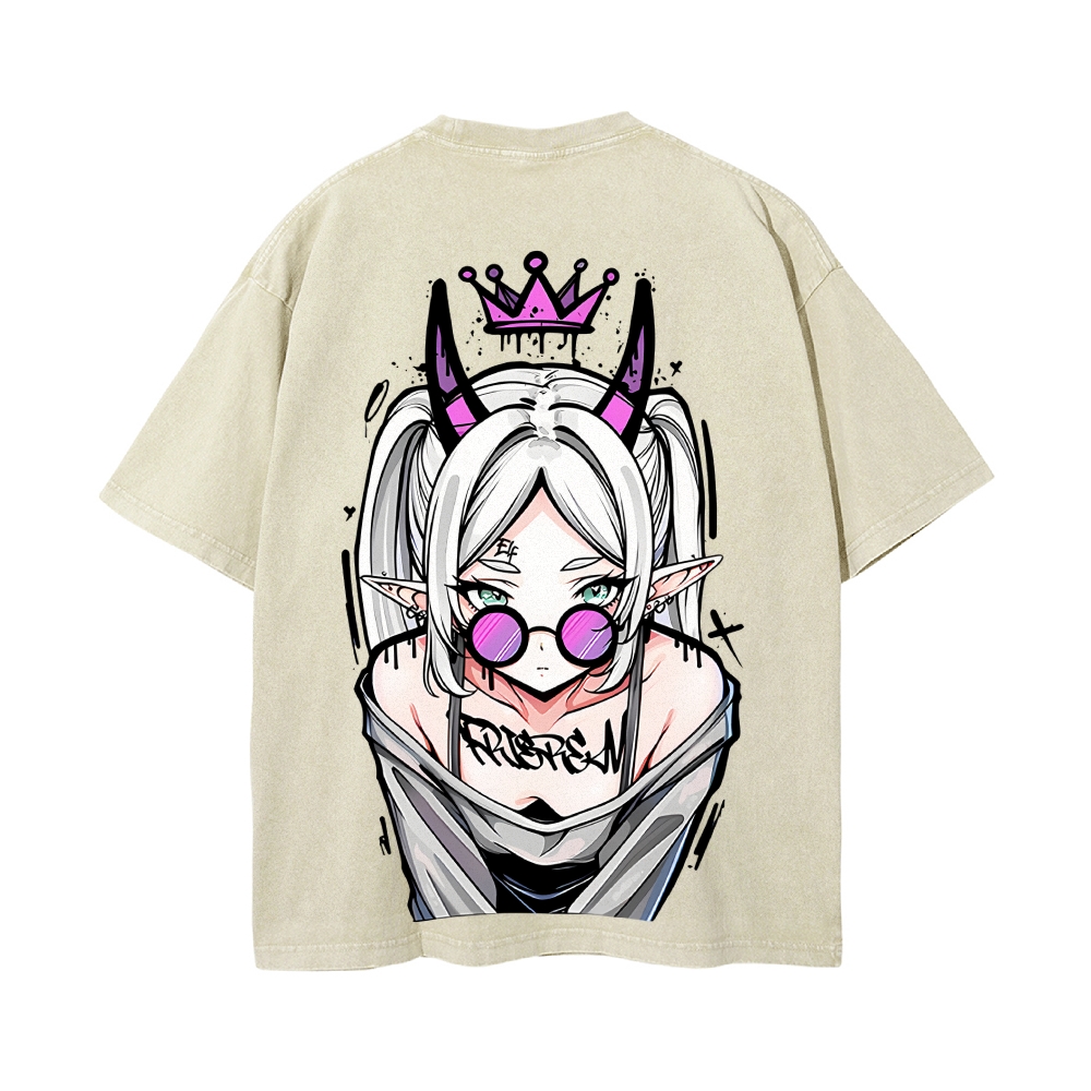 Vintage Oversized T-Shirt Frieren