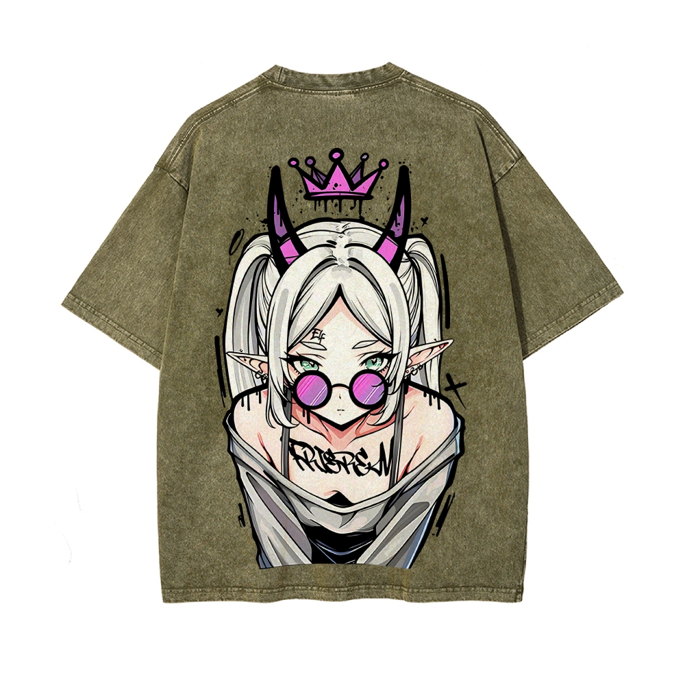 Vintage Oversized T-Shirt Frieren