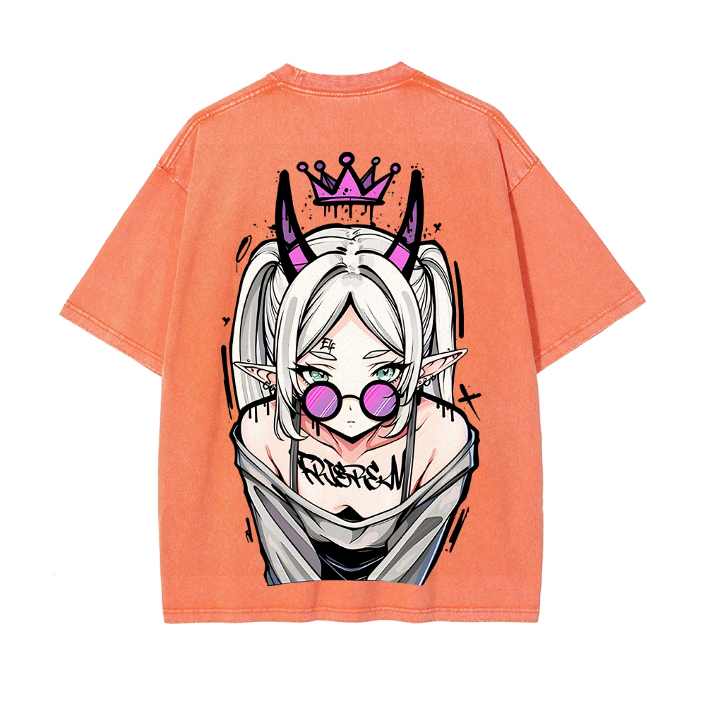 Vintage Oversized T-Shirt Frieren