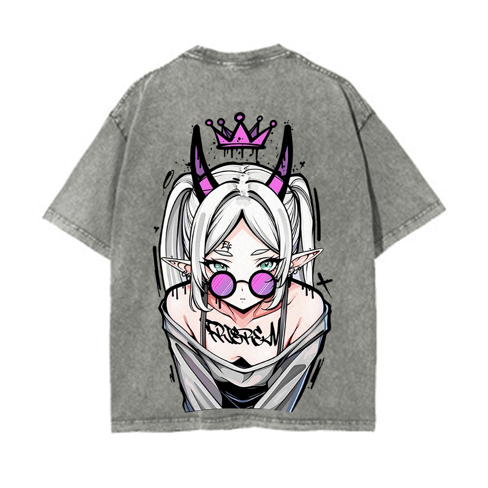 Vintage Oversized T-Shirt Frieren
