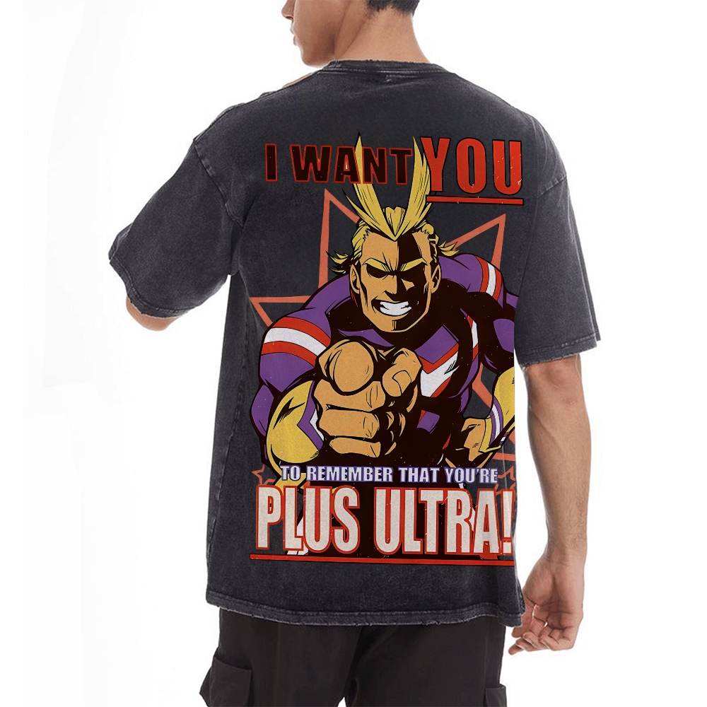 Vintage Oversized T-Shirt My Hero Academia