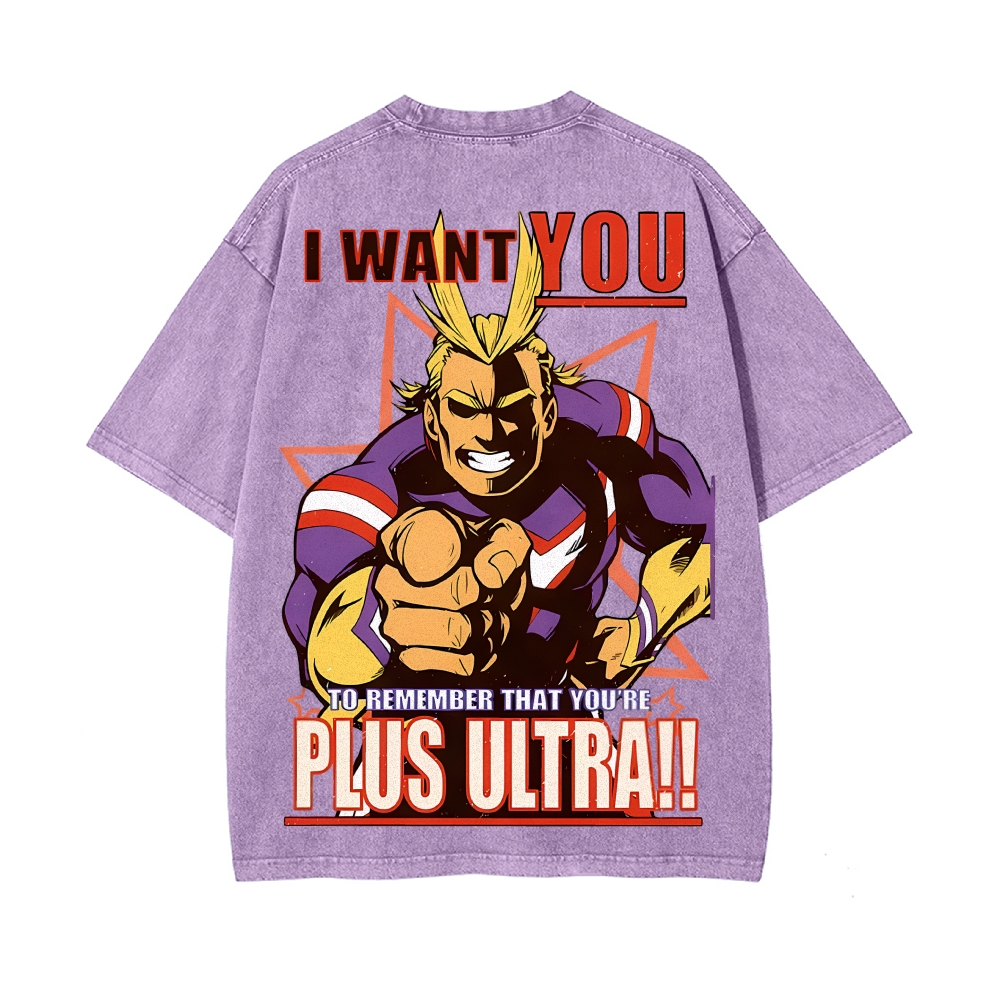 Vintage Oversized T-Shirt My Hero Academia