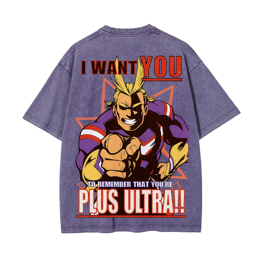 Vintage Oversized T-Shirt My Hero Academia