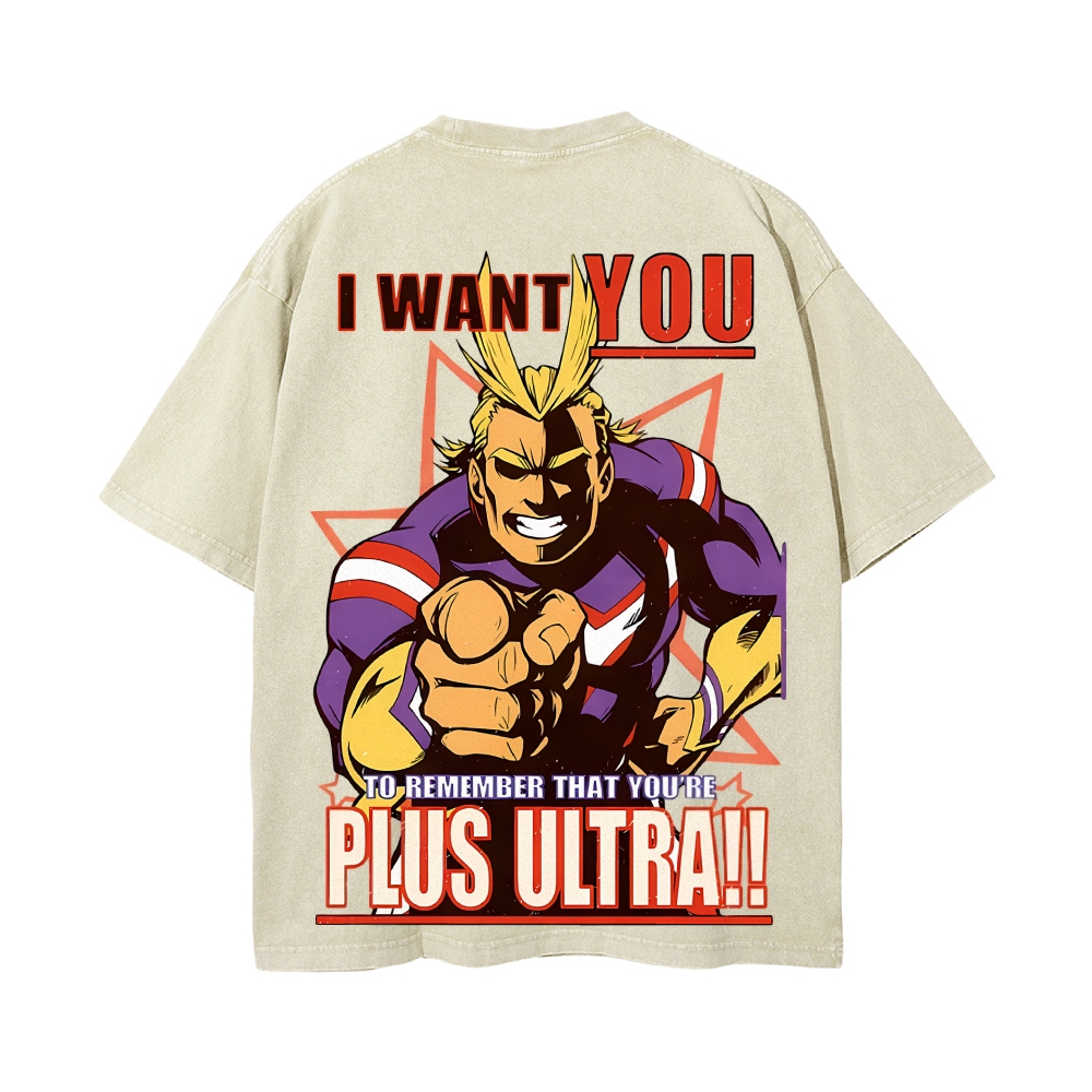 Vintage Oversized T-Shirt My Hero Academia