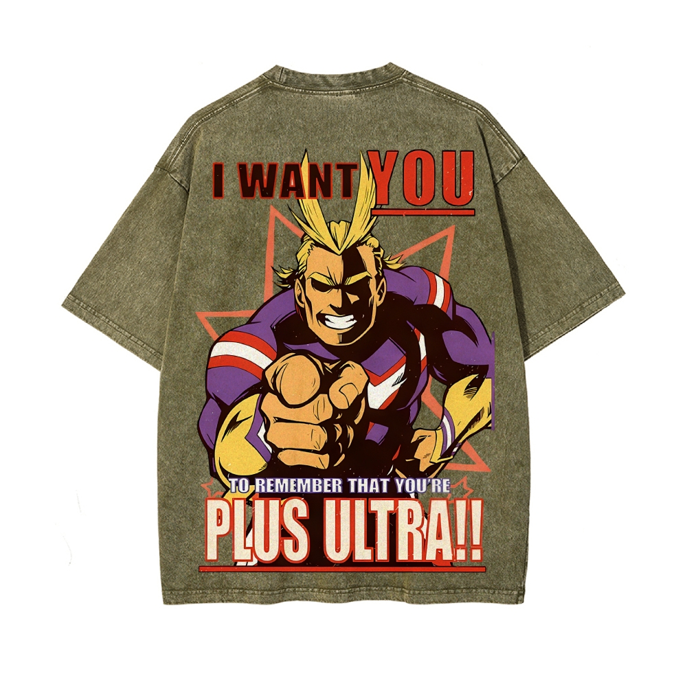 Vintage Oversized T-Shirt My Hero Academia